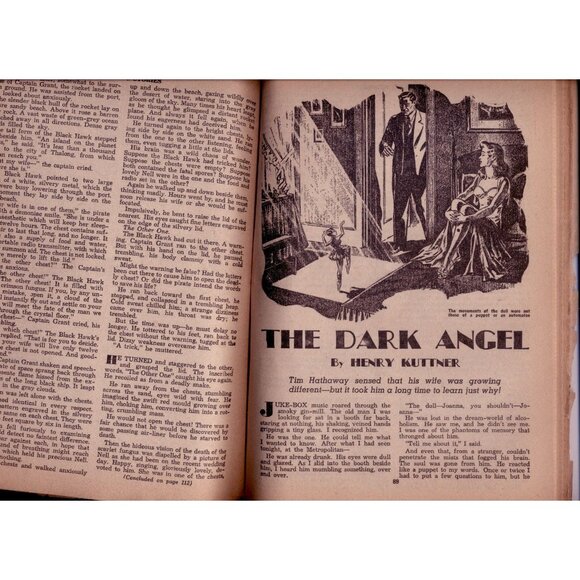 Startling Stories Mar 1946 Sci-Fi Pulp • Valley of the Flame • Belknap Long - Picture 9 of 10